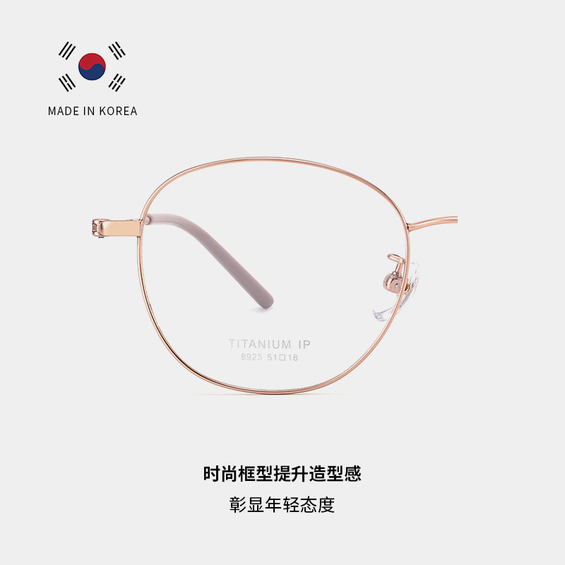 Dr. Loli's New Imported Pure Titanium Glasses Frame Wholesale Fashion Frame Retro Myopia Glasses Frame Danyang Glasses