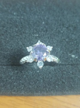 钻石之乡河南钻石商丘钻石河南人造钻石2克拉开口求婚结婚戒指女