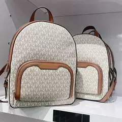 2026 Women's Mk Backpack, Designer Backpack, School Bag, High-End Women's Bag, Zipper Print Travel Bag, Student Bag