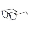 TR90 Glasses Frame Fashionable Plain Glasses Frame Korean Style Flat Glasses Retro Instagram Anti-Blue Glasses Women's 01283 Glasses