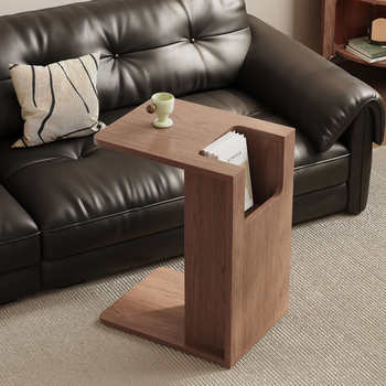 Solid Wood Side Table Creative Small Coffee Table Living Room Sofa Side Cabinet 2025 New Home Small Apartment Bedroom Bedside Table