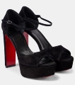 Black suede