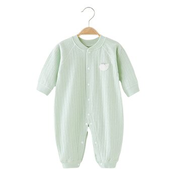 Baby Jumpsuit Spring & Fall Pure Cotton Full-Month Baby Long-Sleeved Romper Suit Baggy Pajamas Newborn Clothes