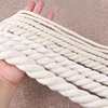 Cotton Rope Three-Strand Thick Cotton Rope Decorative Cotton Rope Tapestry Rope Dly Cotton Rope Craft Cotton Rope Saliva Sampling Cotton Rope Original White