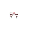 Frameless Nose Bridge Hanging Support, Frameless Cut-Edge Glasses Bracket, Eight-Hole Nose Bridge, Cross-Beam Nose Frame Accessories Repair
