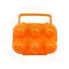 Outdoor Egg Box Picnic Portable Plastic 6-Compartment Egg Box Duck Egg Packaging Portable Shock-Proof Egg Tray