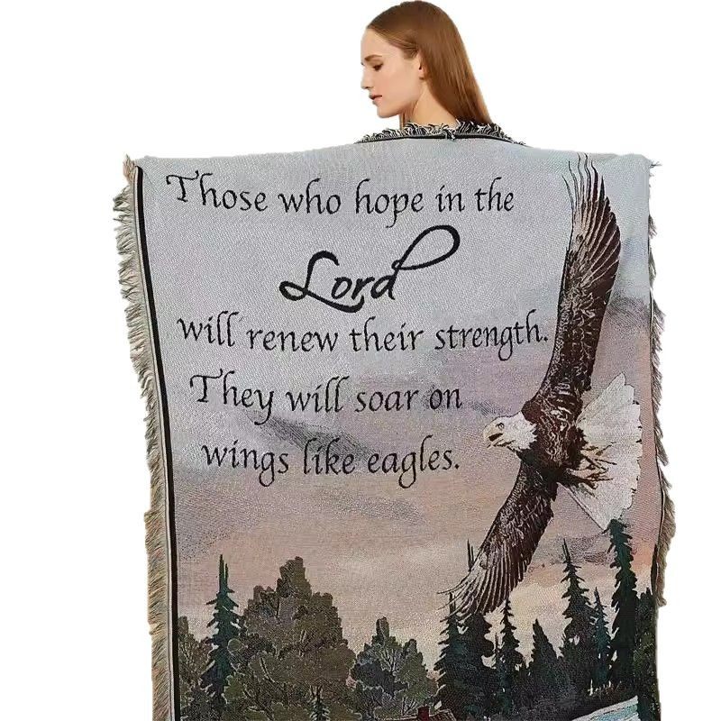 Cross-Border TAPESTRY THROW Export Thread Blanket Leisure Blanket Decorative Cover Cloth Sofa Towel Blanket Tapestry Blanket