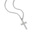 Twist chain rhinestone cross