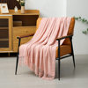 Solid Color Nordic Style Bedroom Sofa Blanket Office Lunch Break Knit Small Throw Blanket Hotel Homestay Bed End Blanket