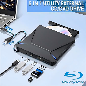 External Blu-Ray Optical Drive Mobile Blu-Ray Burner Blu-Ray External Bd Burner