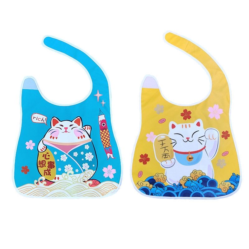 Adult bib tide cartoon Suo powder anti-fouling protective clothing apron splashing oil drops eating hot pot crayfish leak-proof bib