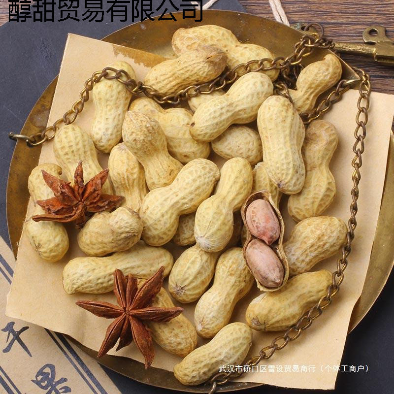 Old Street Peanuts with Garlic and Milk Flavor, Shelled Boiled Peanuts, Roasted Nuts, New Year Snacks, Appetizers, and Snacks