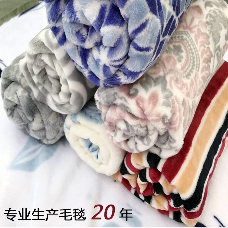 Foreign Trade Faleirong Coral Fleece Blanket Bed Sheet People Small Blanket Towel Quilt Thickened Warm Blanket Cushion Gift Live Broadcast