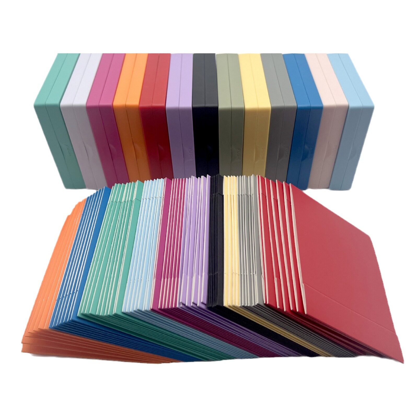 Film Box Cardboard Envelope Multicolor Optional Jewelry Box Cross-border E-commerce Hot Stamping LOGO