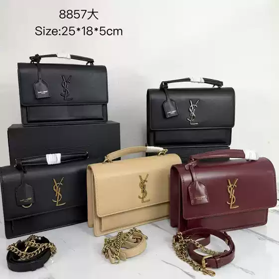 Birthday Gift Genuine Leather Yang Shulin Bag for Women 2024 New Summer Fashion High-End Chain Shoulder Crossbody Bag
