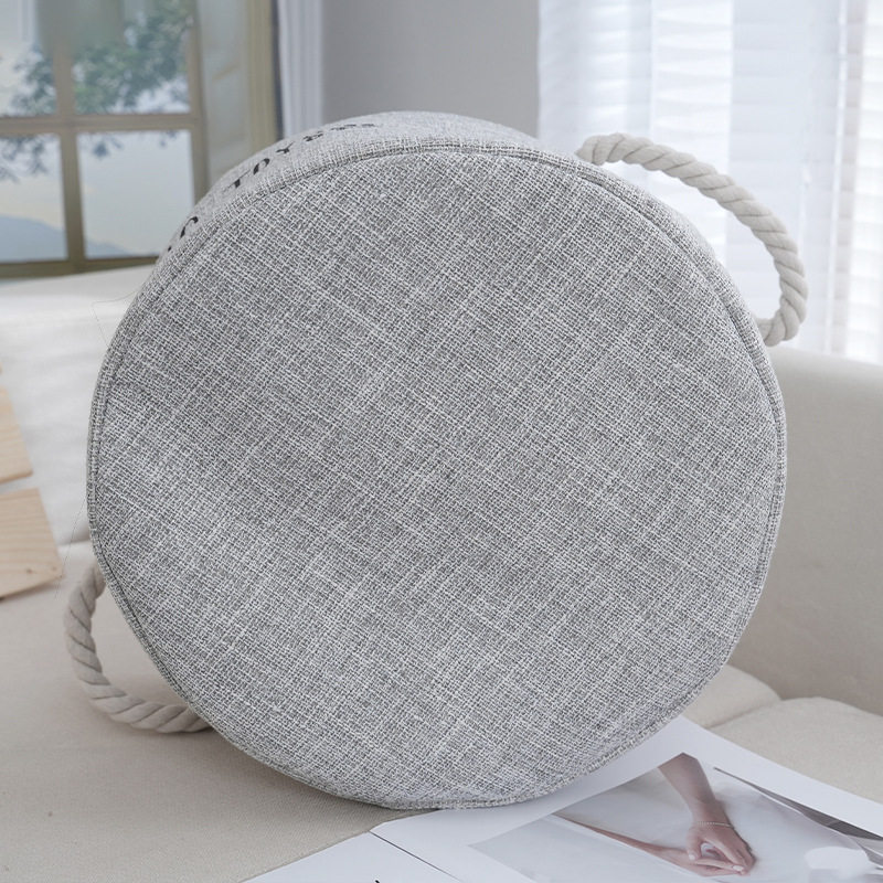 Extra-Large Movable Laundry Basket, Home Storage Basket, Dirty Clothes Hamper, Fabric Storage Basket, Large-Capacity Storage Basket