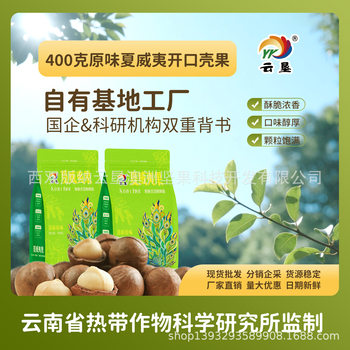 Yunken Macadamia Nut Shell Fruit 158g Source Factory Spot Wholesale Original Flavor Large Quantity and Excellent Price New Goods Available