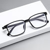 New Tr Screwless Myopia Glasses Lightweight Frame Anti-Blue Light Fashion Hd Square Frame Anti-Blue Light Glasses Wholesale