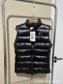 Black stand collar vest