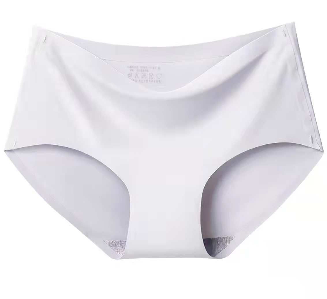 一片式冰丝无痕中腰内裤少女士无缝纯欲性感可爱提臀收腹批发810