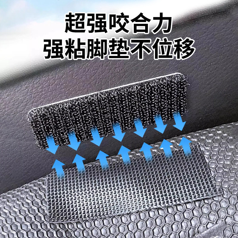 Cross-Border 3m Velcro with Adhesive Hook and Loop Velcro Self-Adhesive Nylon Velcro Strip Temperature Resistant Wholesale