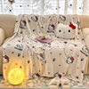 Foreign Trade Cartoon Sanrio Milk Velvet Thickened Blanket Air-Conditioned Blanket Office Lunch Blanket Cross-Border Gift Wholesale Blanket