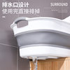 Factory Direct Foldable Dirty Clothes Basket Foldable Laundry Household Extra Large Thickened Laundry Basin Plastic Basin
