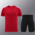 Ad06 red shorts suit