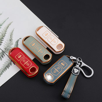 Suitable for 23-Key Mazda Car Key Cover, Axela Cx4 Cx5 Atenza Cx8 Starlancer Key Shell Buckle