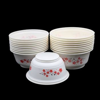 Disposable Bowl Tableware Corn Starch Thickeneded High Temperature Resistant Household Bowl Soup Bowl Commercial Bowl Hard Source Manufacturer