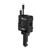 Mecha Retractable Cord Car Charger Car 120W Super Fast Charging One to Three Car Cigarette Lighter Flash Charging Car Charger