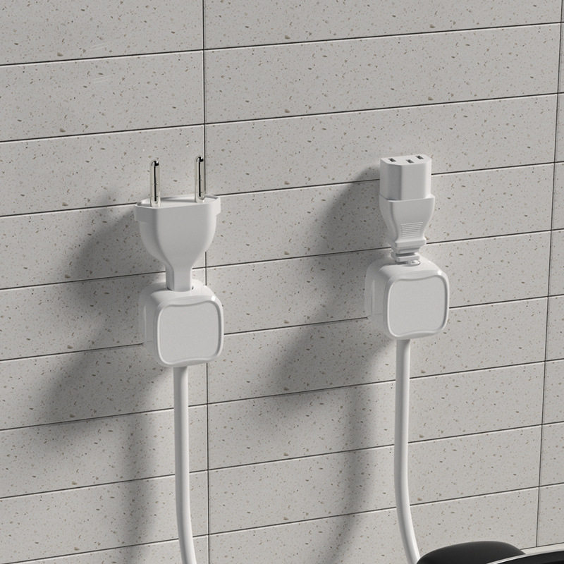 Magnetic suction data cable desktop charging cable Winder storage holder cable clip punch-free cable organizer