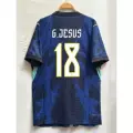 26 world cup brazil away jersey/ +g.jesus 18#