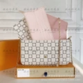 White grid/Pink