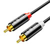 Jinghua Pure Copper 2Rca-2Rca Audio Cable Double Lotus Red and White Plug 2 to 2 Tv Audio Amplifier Cable