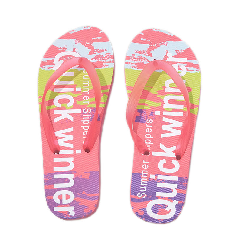 New Graffiti Flip-Flops Summer Colorful Fashion Women's Flip-Flops Personalized Couple Trendy Beach Sandals Wholesale