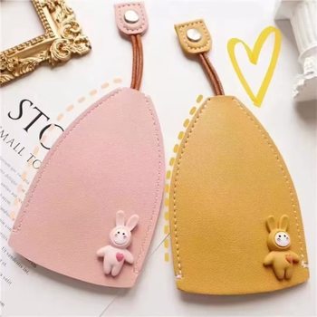 Fashion Creative Pull-out Cartoon Cute Personality Women's Car Key Case Storage Volkswagen Benz Compact Mini