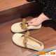 Popular Flat Bowknot Slip-On Shoes for Women, 2025 Autumn New Soft-Soled Mary Jane Shoes