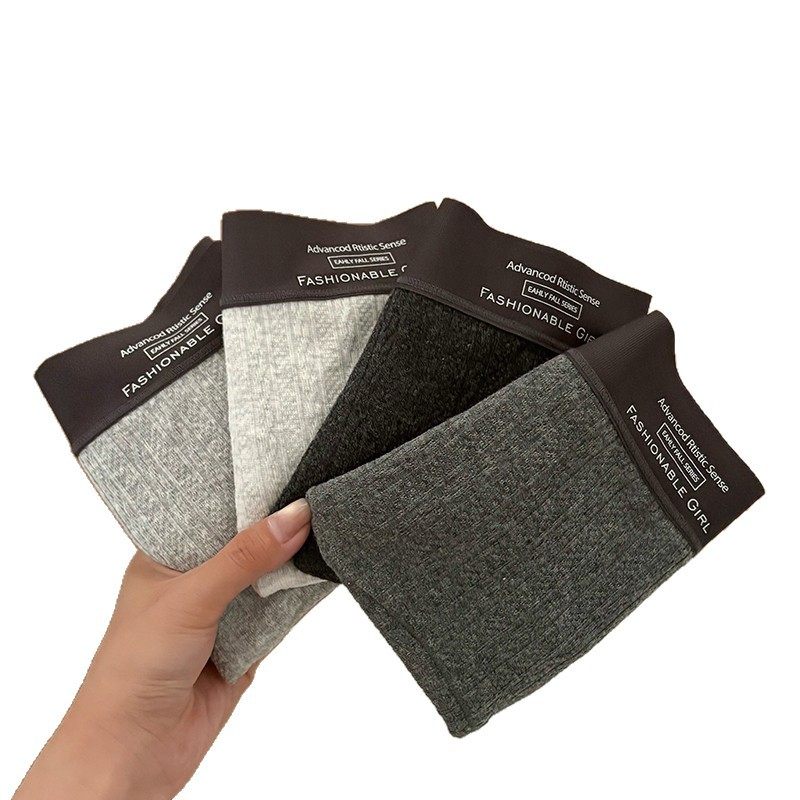 Gray Small Boxer Briefs for Women, Pure Cotton, Mulberry Silk, Antibacterial, Extended Crotch, Mid-High Waist, Seamless, Large Size Boxer Briefs