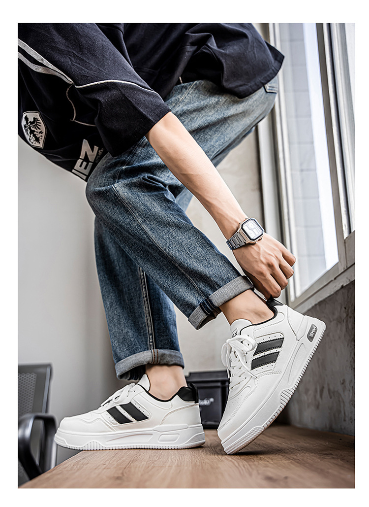 Men's Shoes Summer New Breathable Versatile White Casual Sneakers Student Thick-Soled Sports Shoes Casual White Shoes for Men 19 O1CN01aBXG702MDi8TiM2rR !!1897509794 0 cib