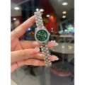 Silver green strips