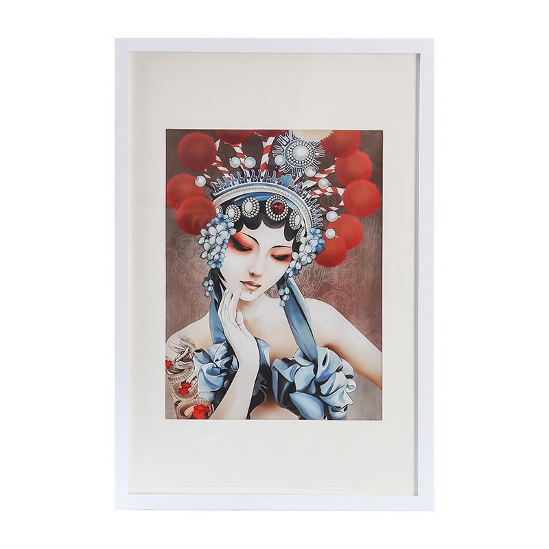 Solid Wood photo frame wall A3a4 sketch framed picture frame 4 8K jigsaw puzzle poster 28 inch 2 24 inch 36 inch full open