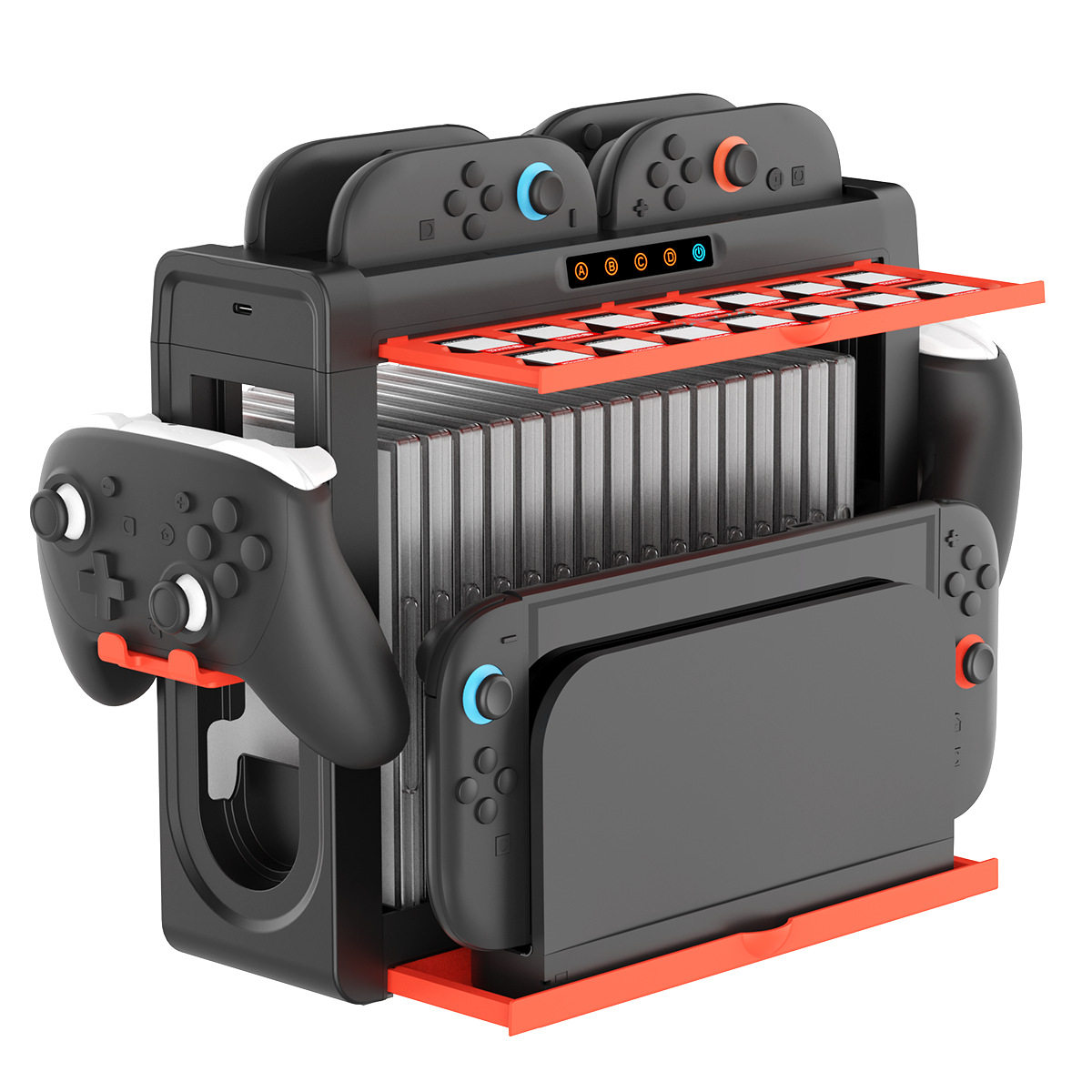 Switch2/Switch/Oled Host Multi-Function Charging Base Switch2 Generation Host Disc Storage Rack