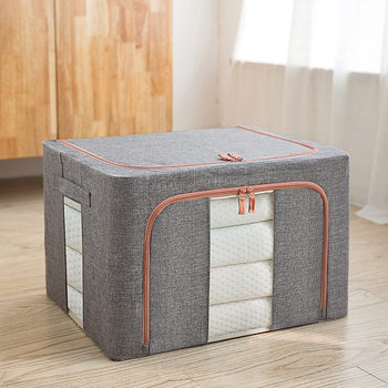 Installation-Free Storage Box, Thickened Dust-Proof Clothing Storage Box, Large Foldable Fabric Wardrobe Storage Box