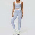 3129 vest + 3129-1 trousers - water mist blue