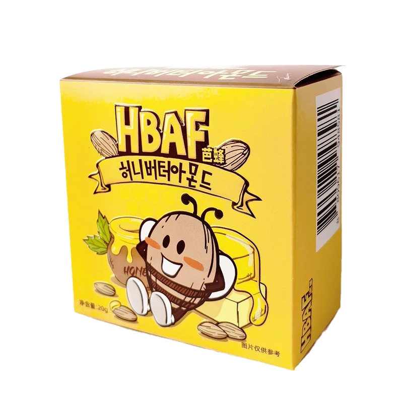 Honey Butter Almonds 10g*2 Packs Tom's Farm Almond Nuts Snack Badam Korean