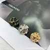 Metal Button Wave Face Suit Coat Sweater Jacket Button Cold Wind Decorative Simple Design Metal Button