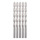 Удлиненное сверло hss extra long twist drill из быстрорежущей стали с прямым хвостовиком 4 * 160/200/300 мм mini 4