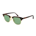 Black gold frame dark green piece