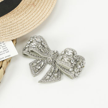 Wholesale Wedding Shoes, Flower Accessories, High Heels, Flower Decoration, Shoe Accessories, Decorative Accessories, Full Diamond Bow, Cinderella Style